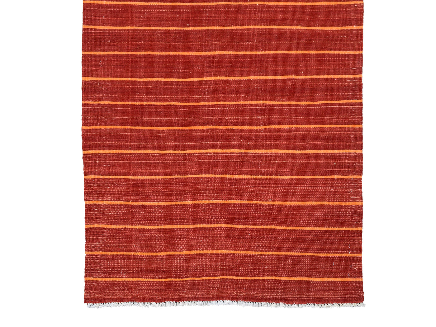 Kilim Afghan Runner Rug – Clay Chevron