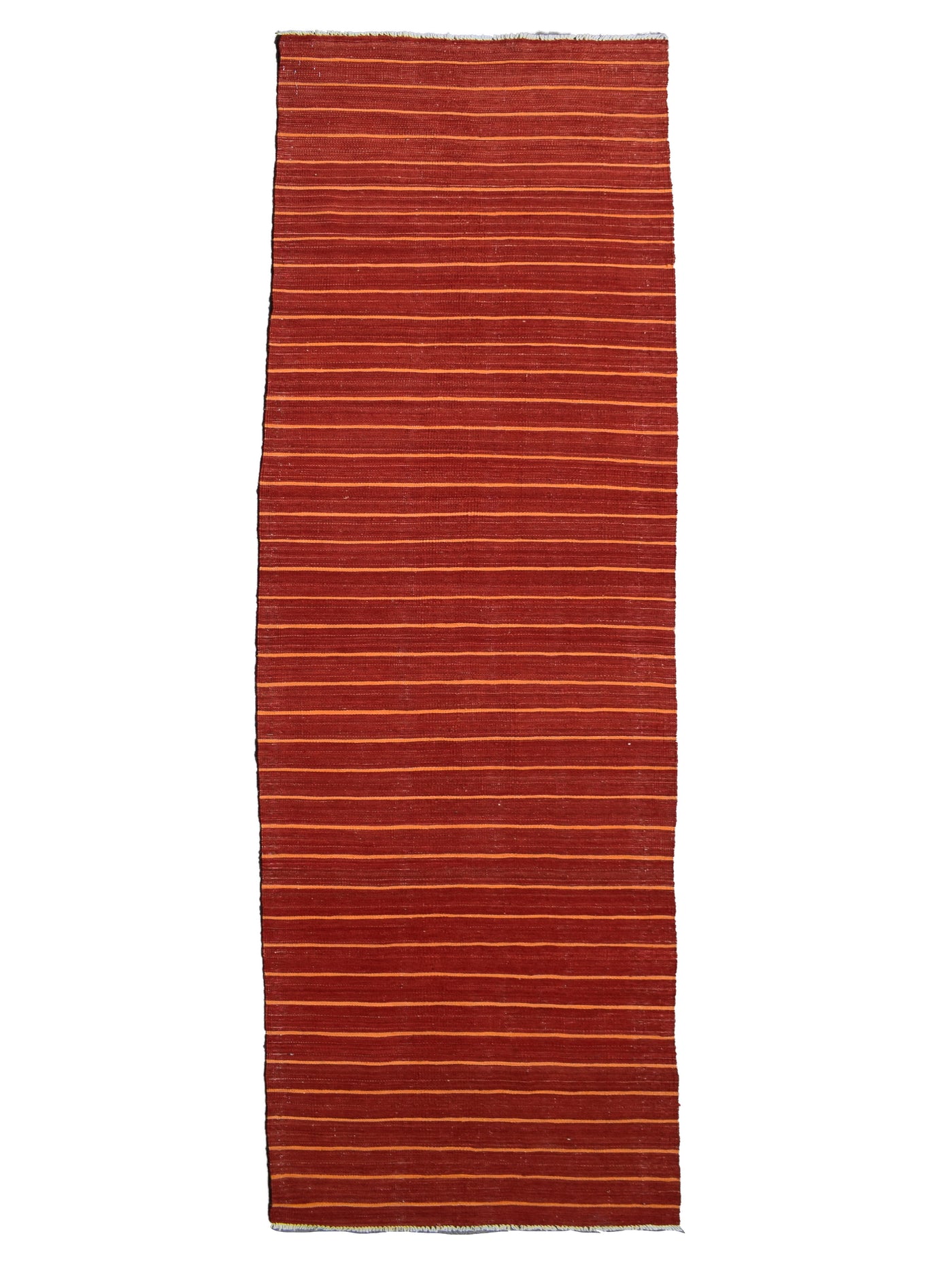 Kilim Afghan Runner Rug – Clay Chevron