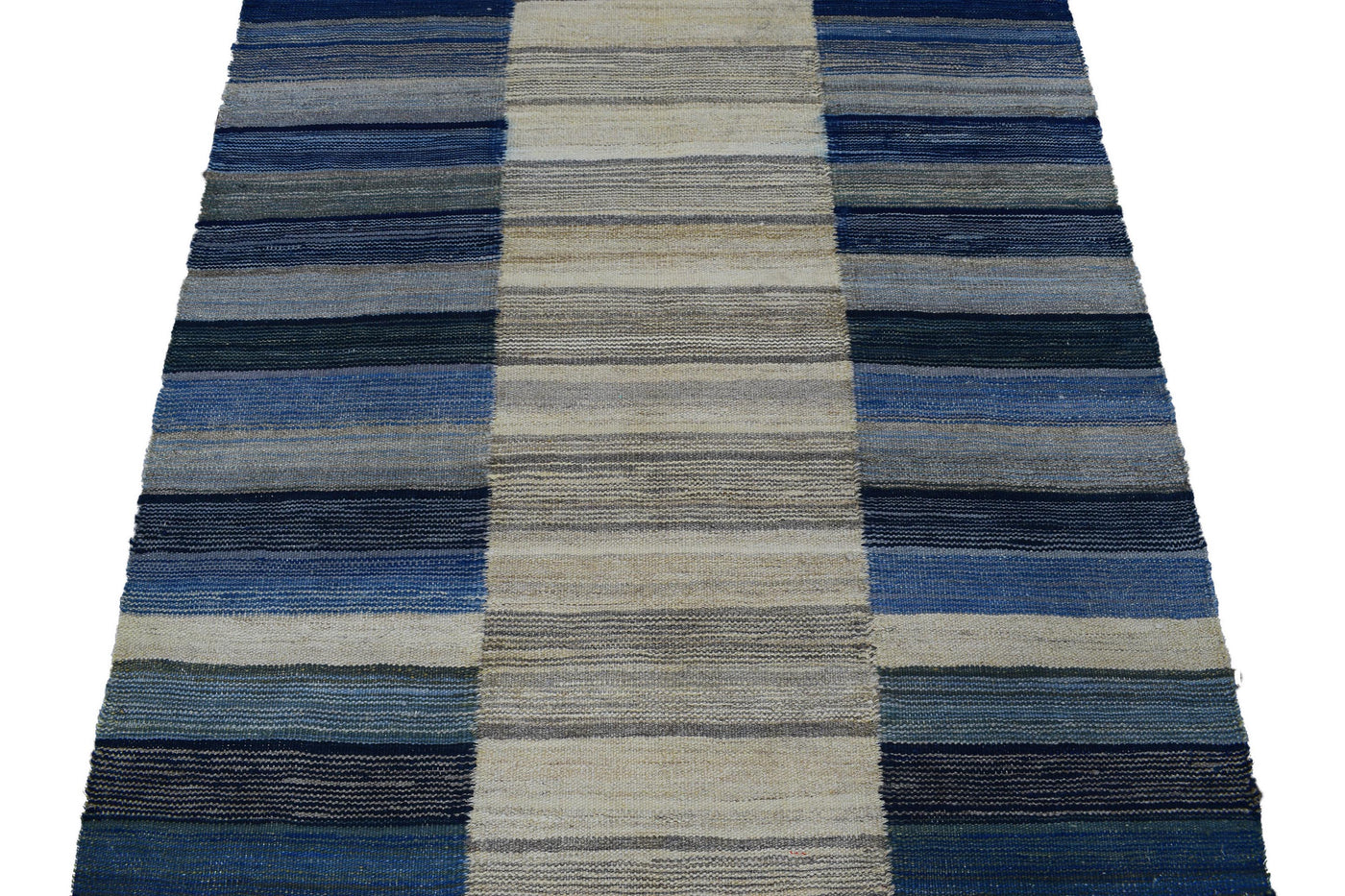 Kilim Afghan Rug – Stone Cadence