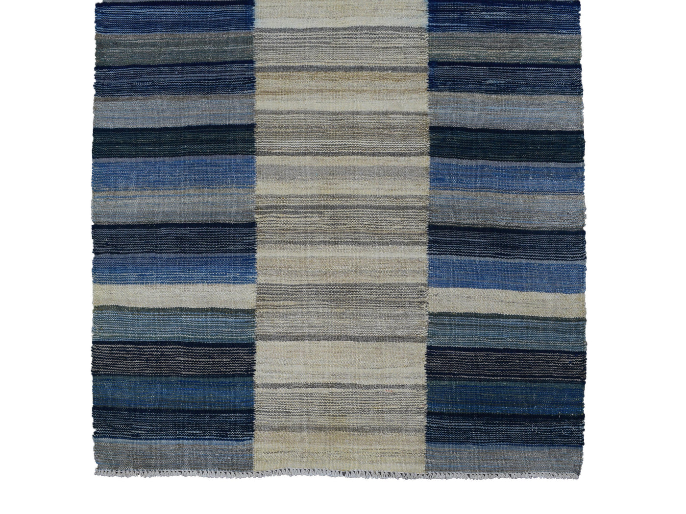 Kilim Afghan Rug – Stone Cadence