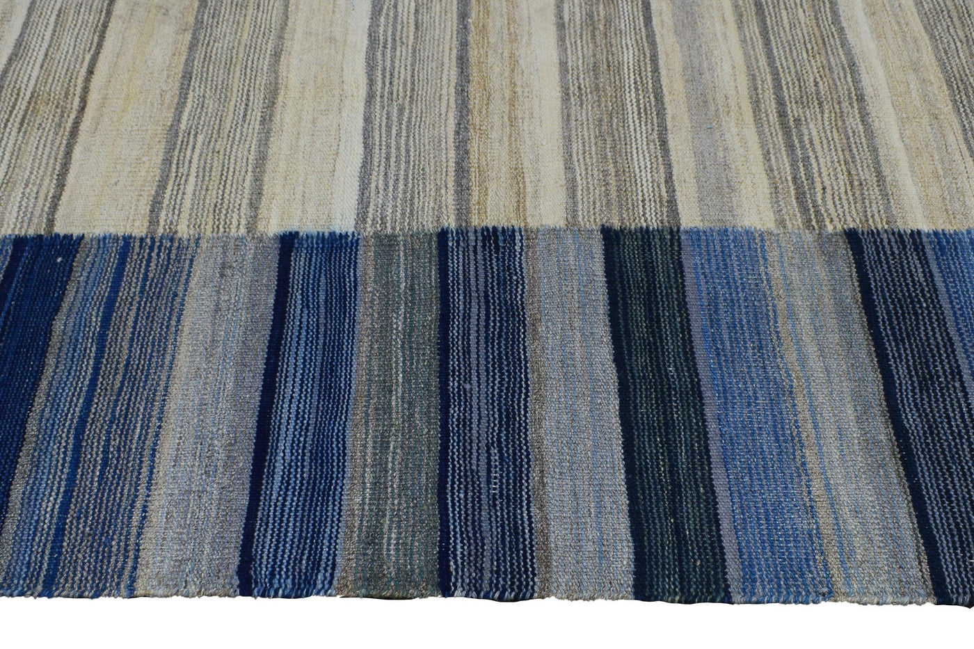 Kilim Afghan Rug – Stone Cadence
