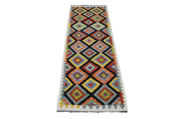 Hand-woven Kilim, 80 x 245 cm