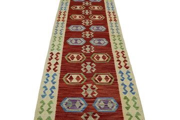 Hand-woven Kilim, 79 x 243 cm