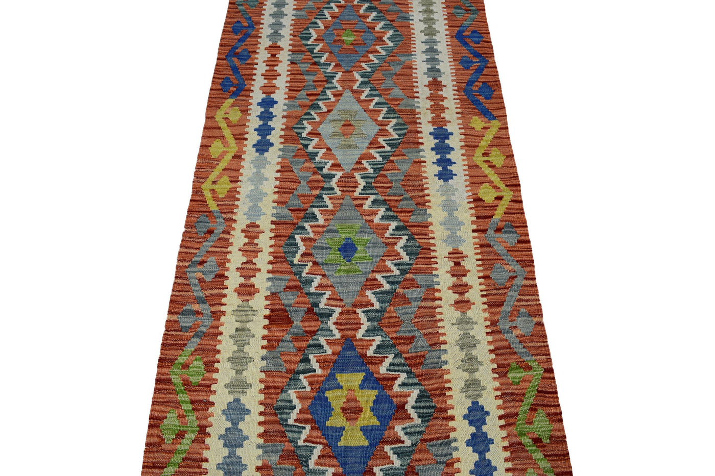 Kilim Afghan Runner Rug – Sienna Triptych