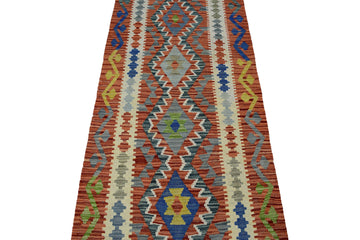Hand-woven Kilim, 82 x 242 cm