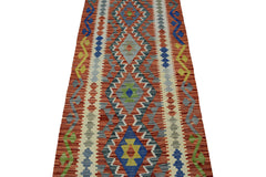 Hand-woven Kilim, 82 x 242 cm