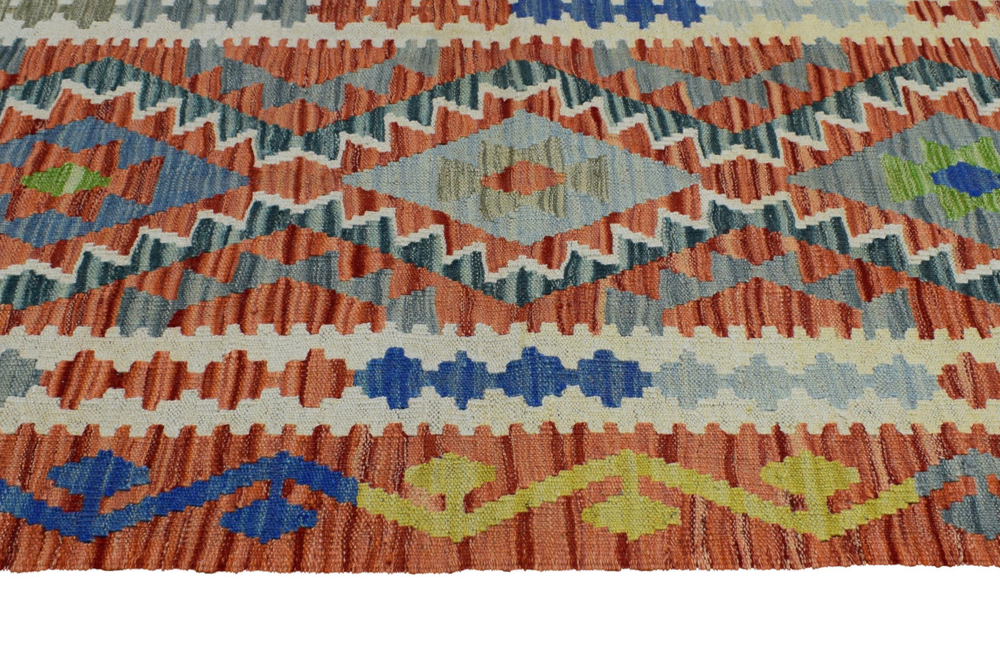 Kilim Afghan Runner Rug – Sienna Triptych