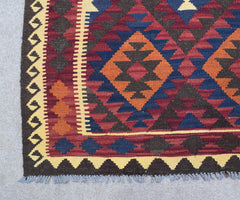 Elegant Tribal Maimana Kilim, 203 x 295 cm (Clearance)