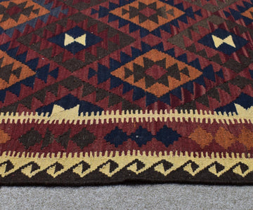 Elegant Tribal Maimana Kilim, 203 x 295 cm (Clearance)