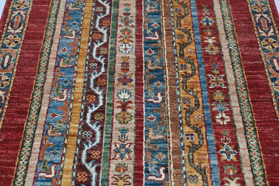 Afghan Khorjin Rug, 80 x 325 cm