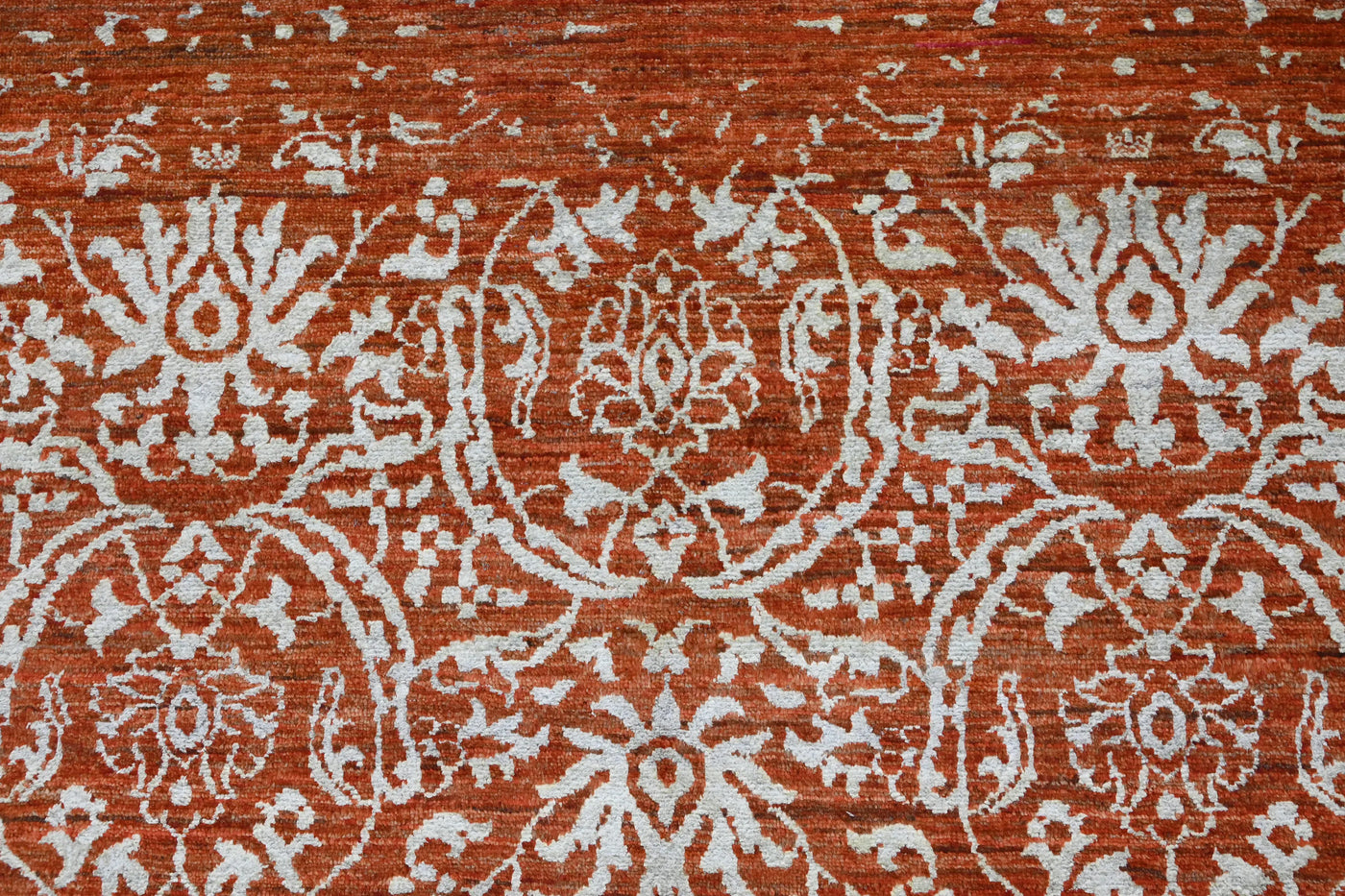 Modern Abstract Rug – Apricot Inkblot