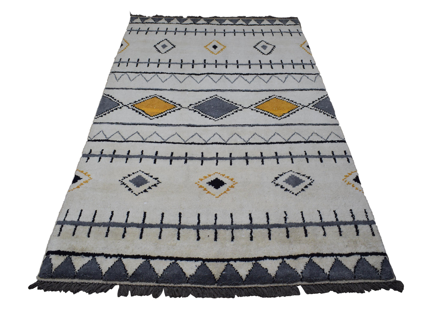 Moroccan Style Rug – Noir Lattice