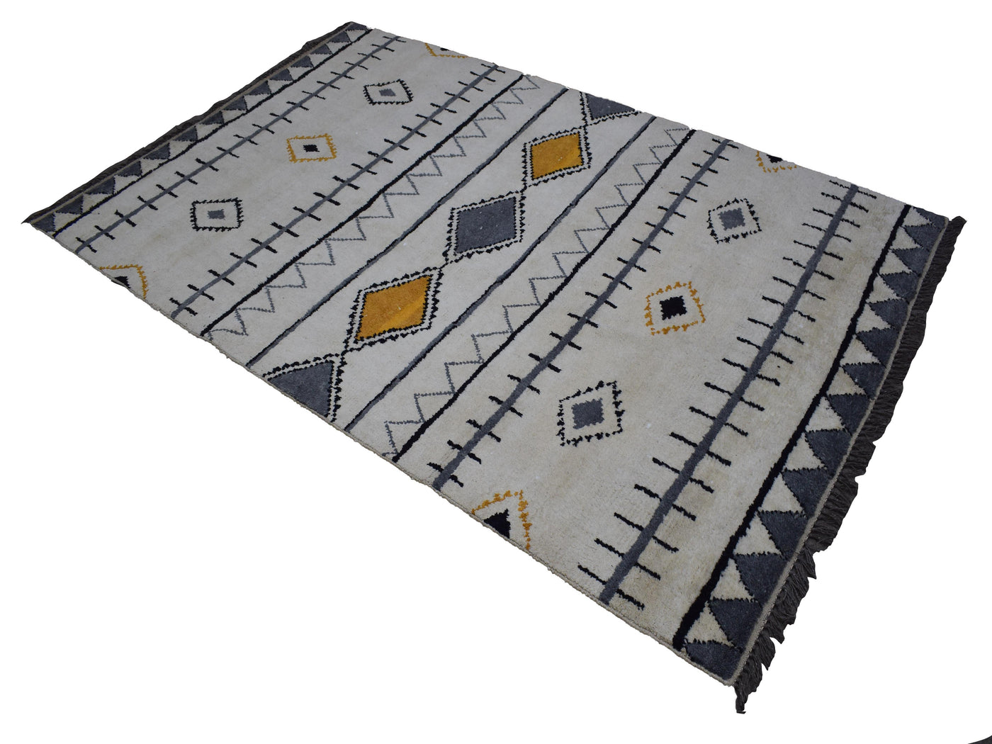Moroccan Style Rug – Noir Lattice