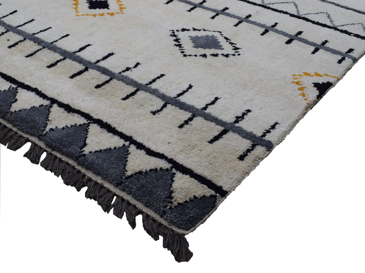Moroccan Style Rug – Noir Lattice