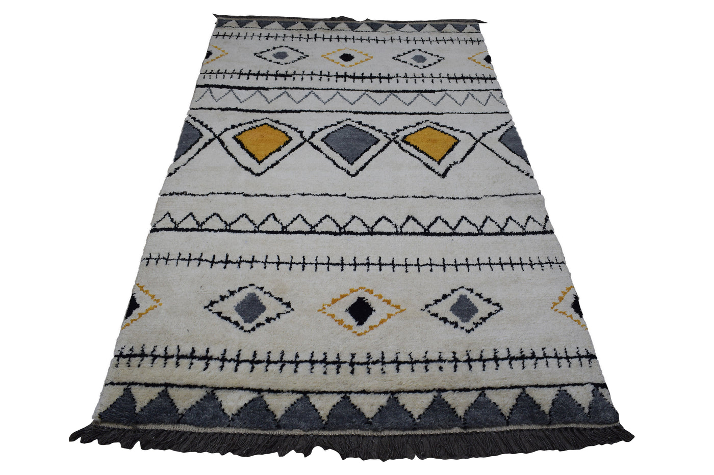 Moroccan Style Rug – Pearl Bands