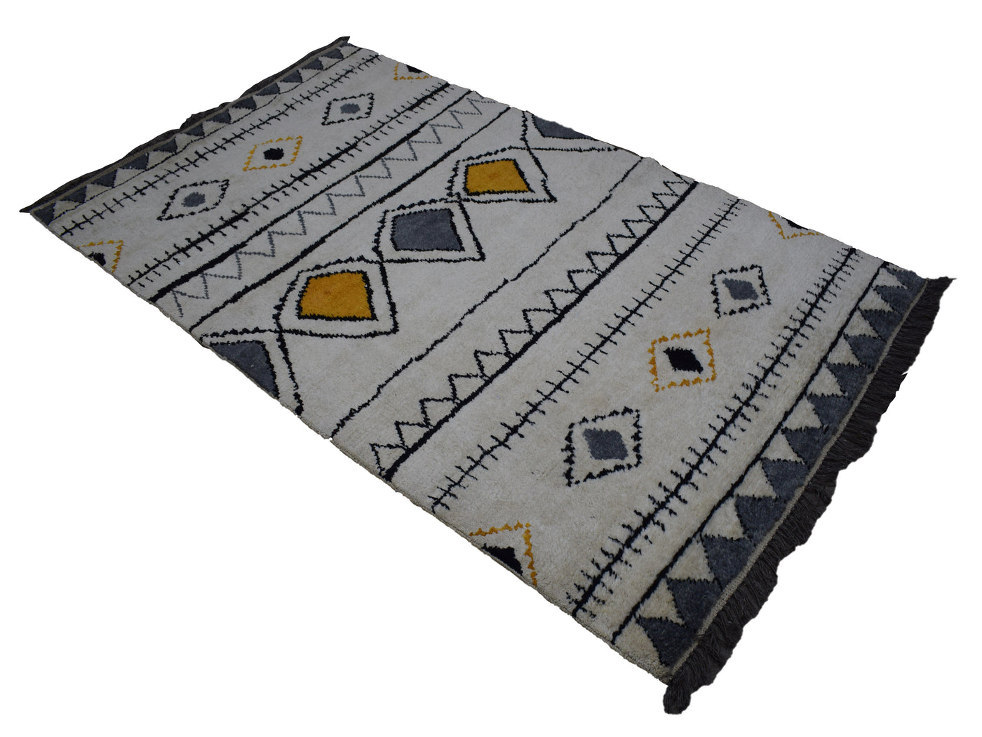 Moroccan Style Rug – Pearl Bands