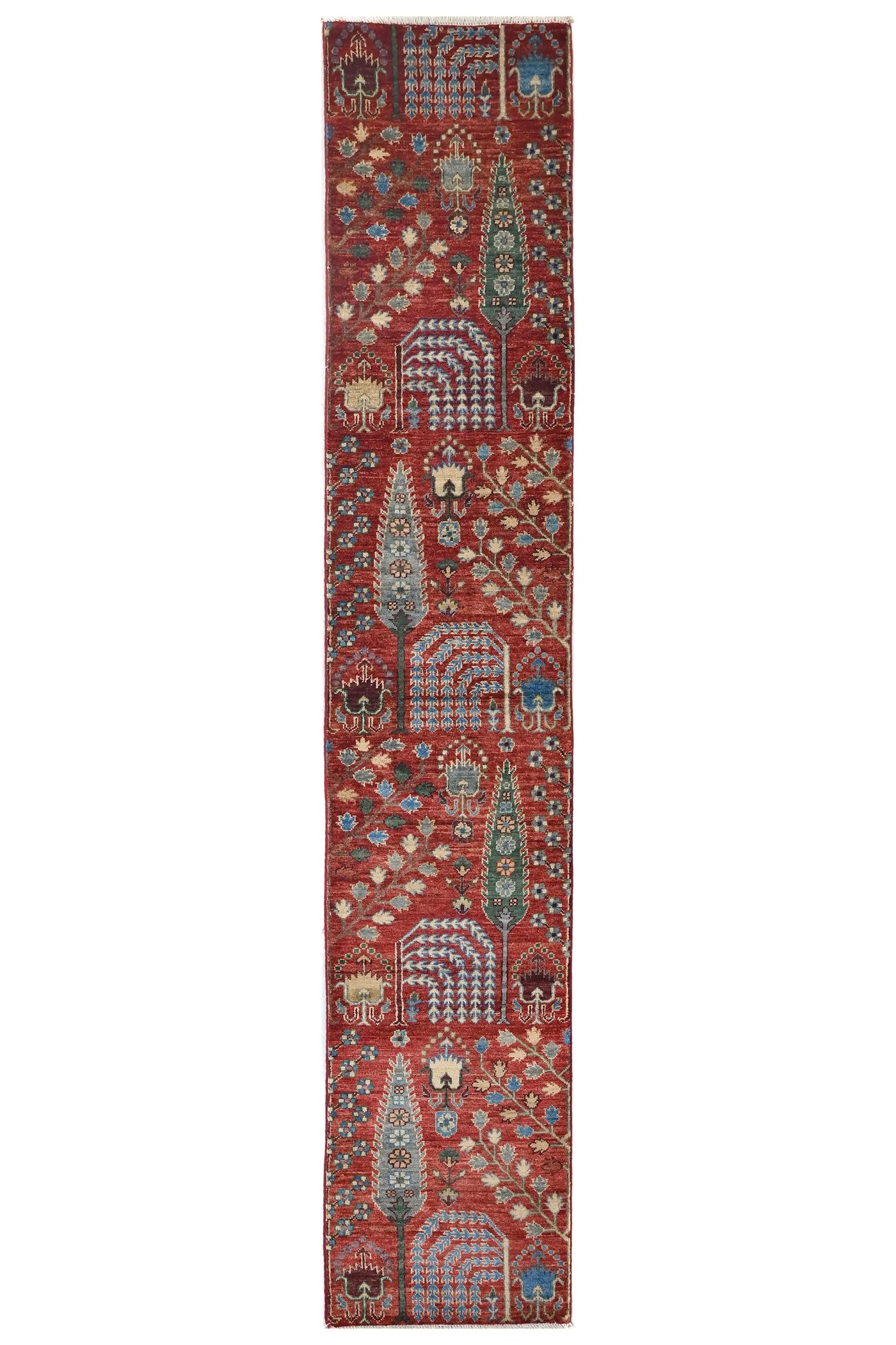 Khorjin Afghan Runner Rug – Pearl Mosaic