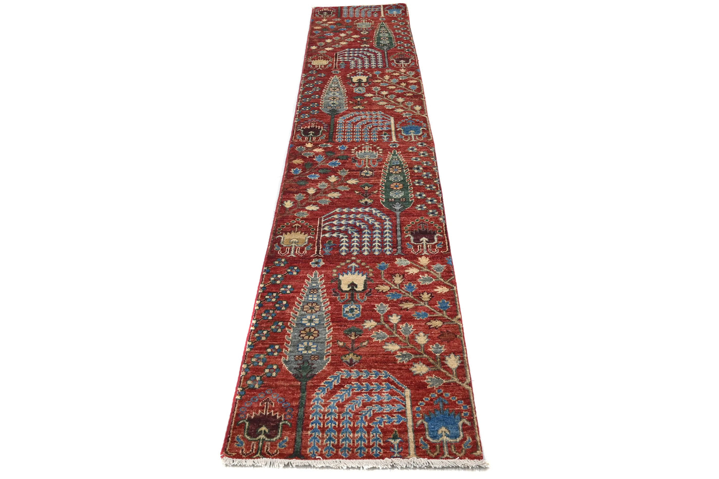 Khorjin Afghan Runner Rug – Pearl Mosaic
