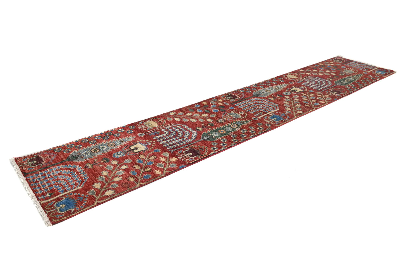 Khorjin Afghan Runner Rug – Pearl Mosaic