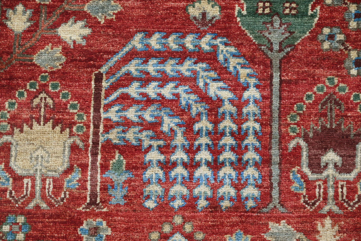 Khorjin Afghan Runner Rug – Pearl Mosaic