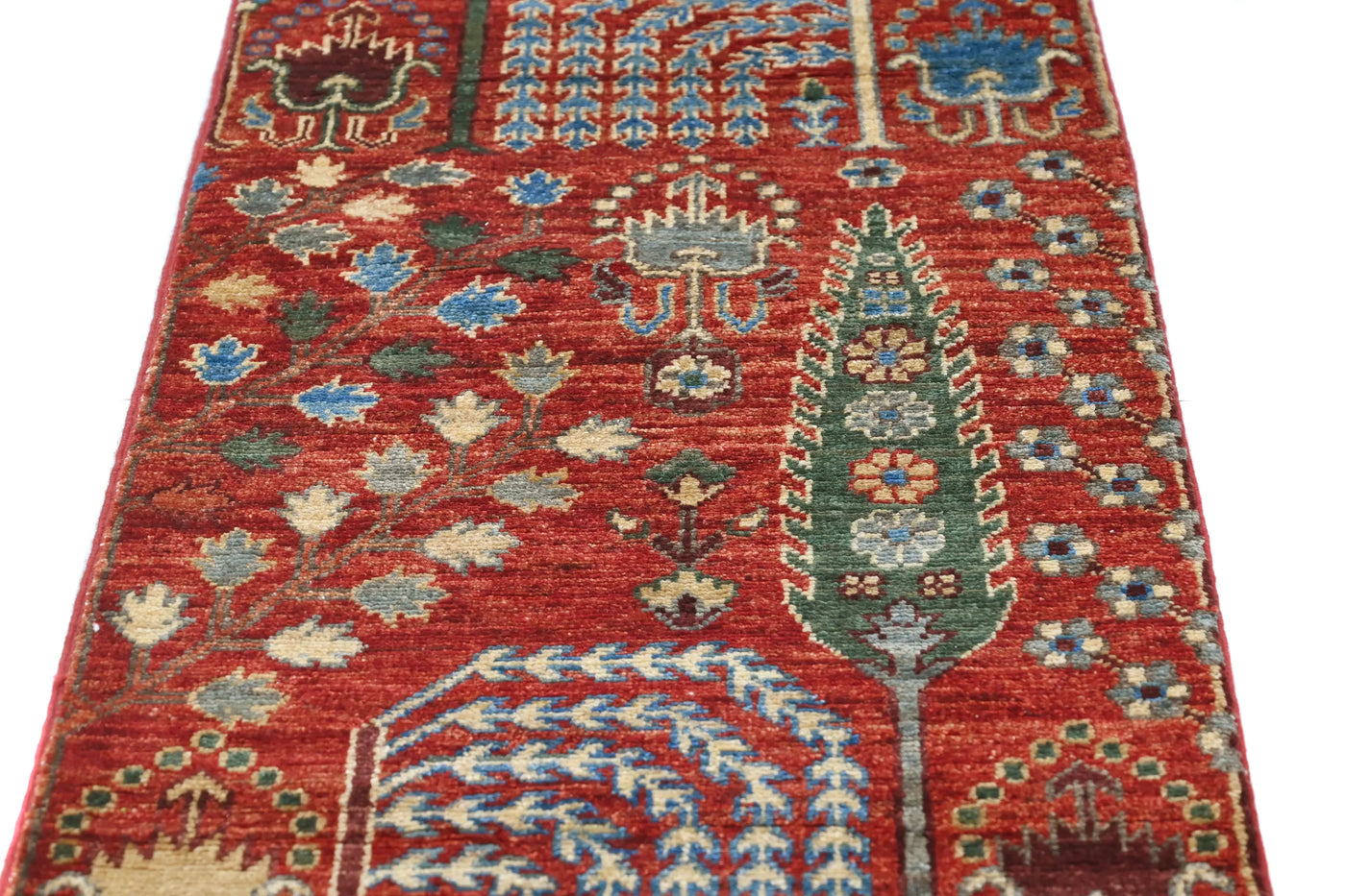 Khorjin Afghan Runner Rug – Pearl Mosaic