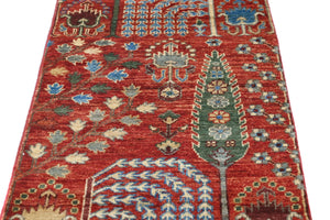 Afghan Khorjin Rug, 57 x 295 cm