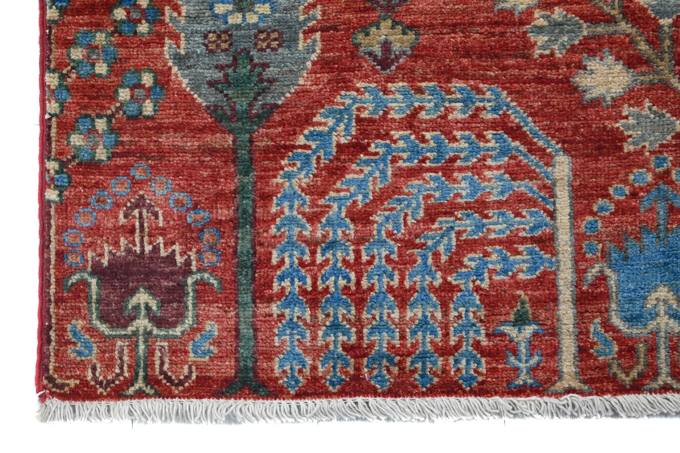 Khorjin Afghan Runner Rug – Pearl Mosaic