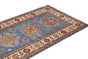 Afghan Super Kazak Rug, 82 x 313 cm