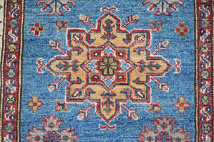 Afghan Super Kazak Rug, 82 x 313 cm