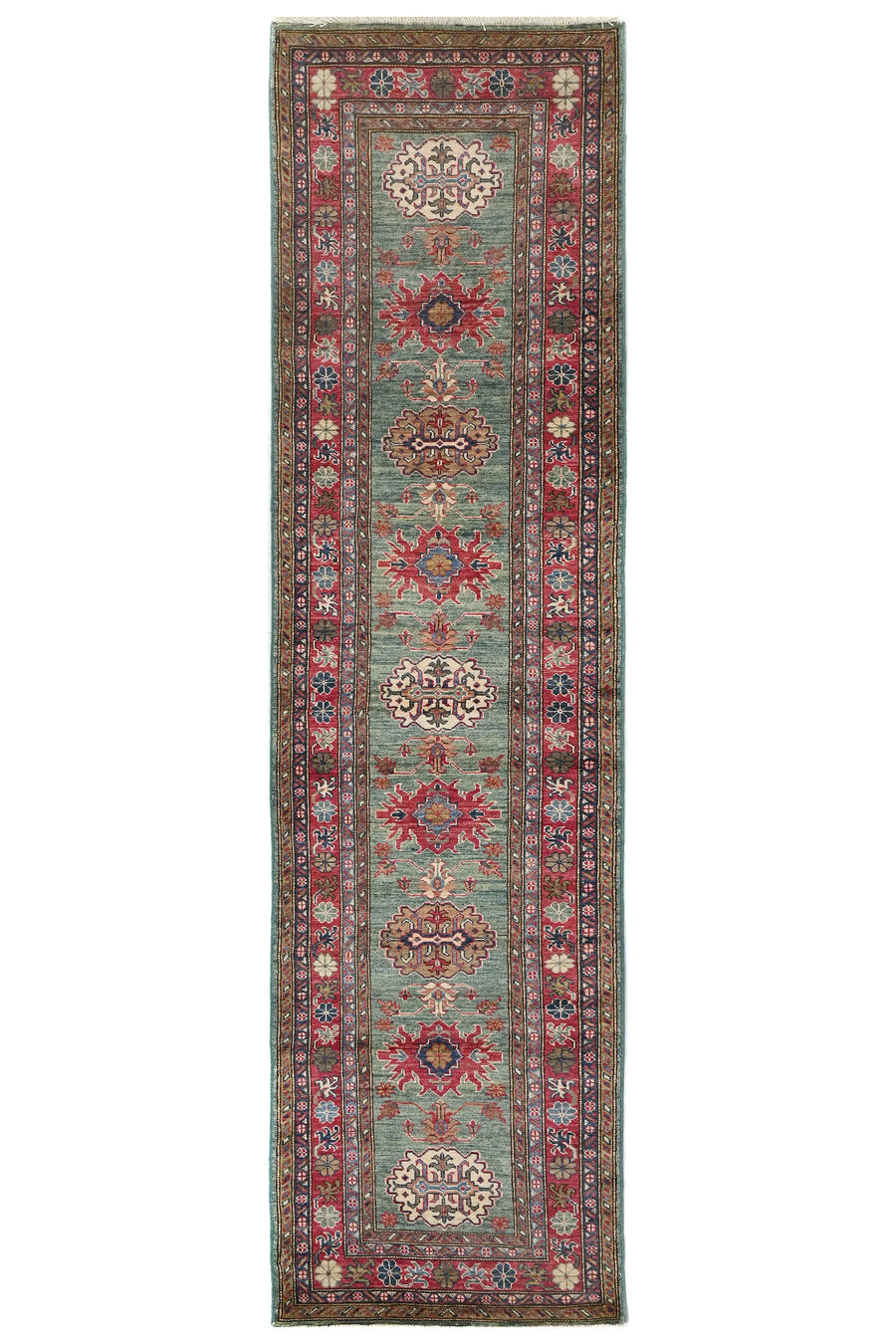 Afghan Super Kazak Rug, 80 x 290 cm