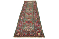 Super Kazak Afghan Rug – Sage Medallion