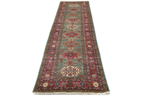 Afghan Super Kazak Rug, 80 x 290 cm