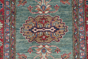 Afghan Super Kazak Rug, 80 x 290 cm