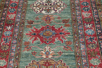 Super Kazak Afghan Rug – Sage Medallion