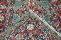 Super Kazak Afghan Rug – Sage Medallion