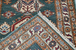 Afghan Super Kazak Rug, 78 x 250 cm