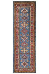 Super Kazak Afghan Rug – Sky Cruciform