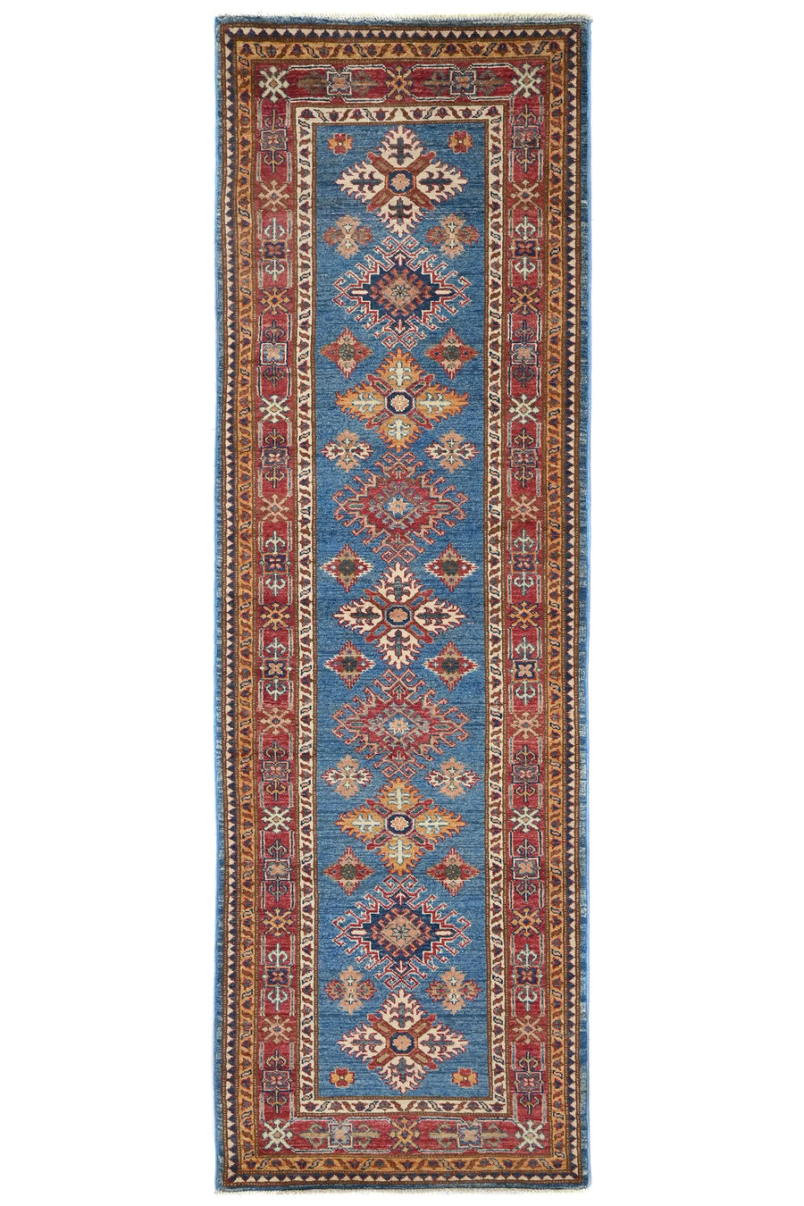 Afghan Super Kazak Rug, 83 x 257 cm
