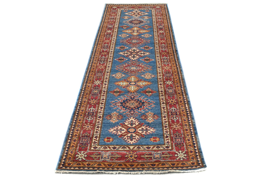 Super Kazak Afghan Rug – Sky Cruciform