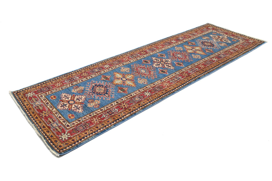 Super Kazak Afghan Rug – Sky Cruciform