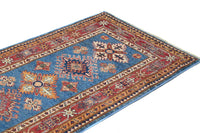 Super Kazak Afghan Rug – Sky Cruciform