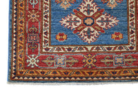 Super Kazak Afghan Rug – Sky Cruciform