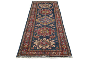 Afghan Super Kazak Rug, 80 x 213 cm