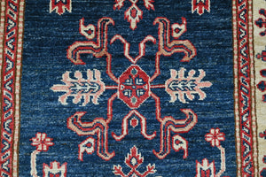 Afghan Super Kazak Rug, 87 x 317 cm