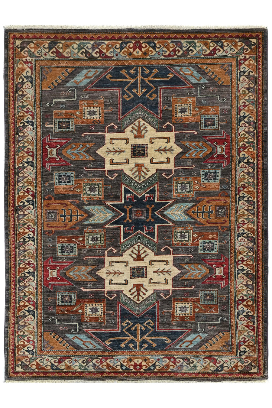 Afghan Super Kazak Rug, 172 x 231 cm