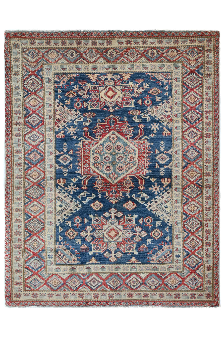 Afghan Super Kazak Rug, 152 x 195 cm