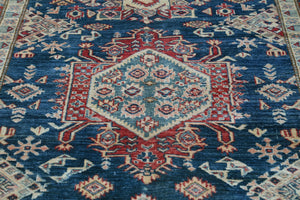 Afghan Super Kazak Rug, 152 x 195 cm