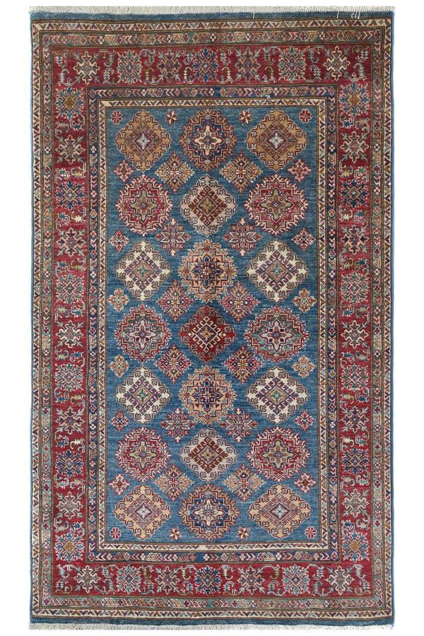 Afghan Super Kazak Rug, 143 x 243 cm