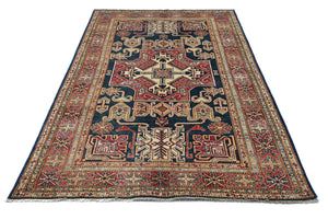 Afghan Super Kazak Rug, 145 x 227 cm