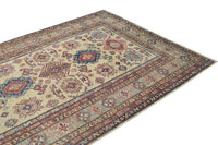 Super Kazak Afghan Rug – Ivory Blossom
